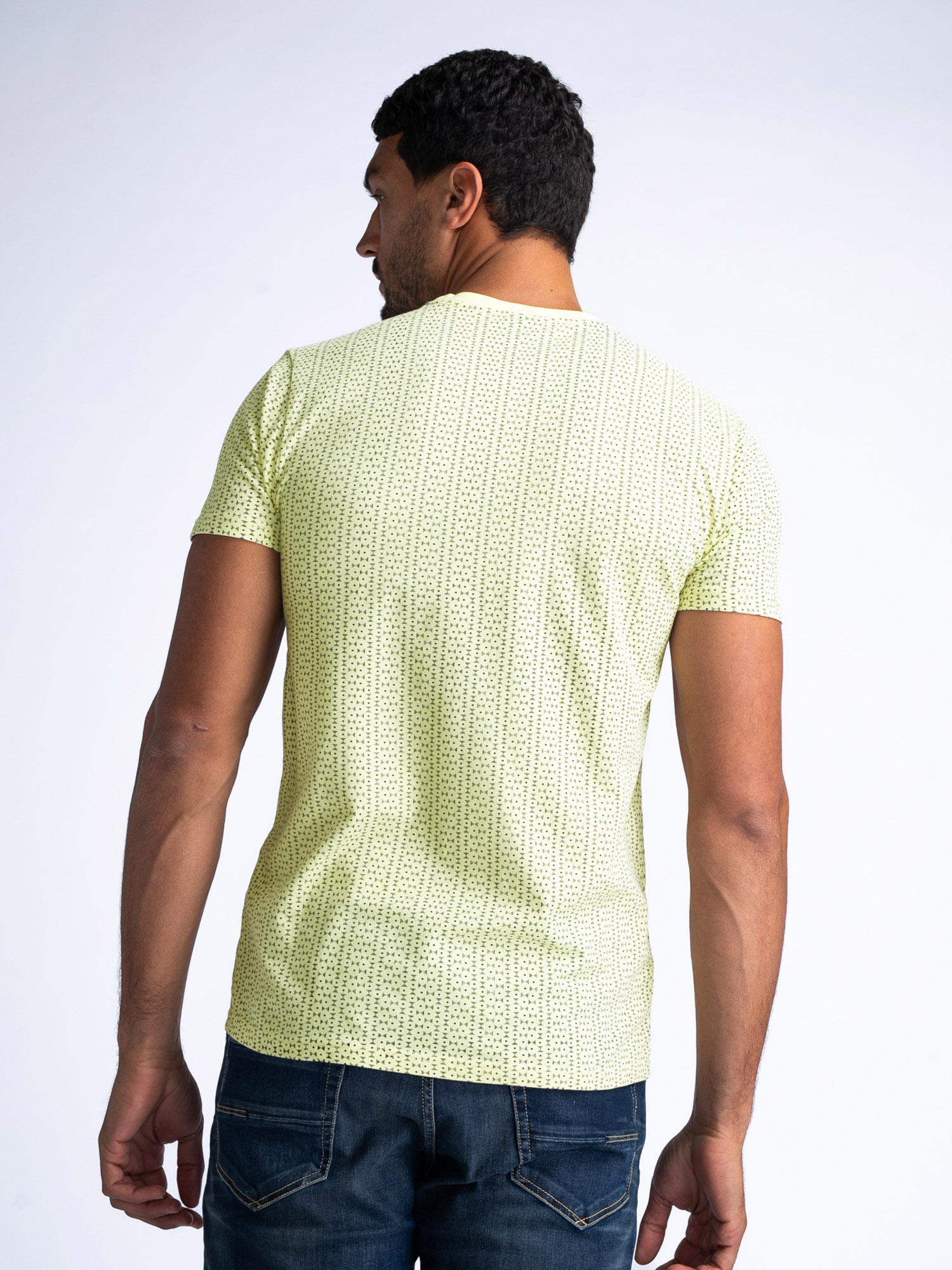 Petrol ind. Heren T-shirt met print - M-1040-TSR644