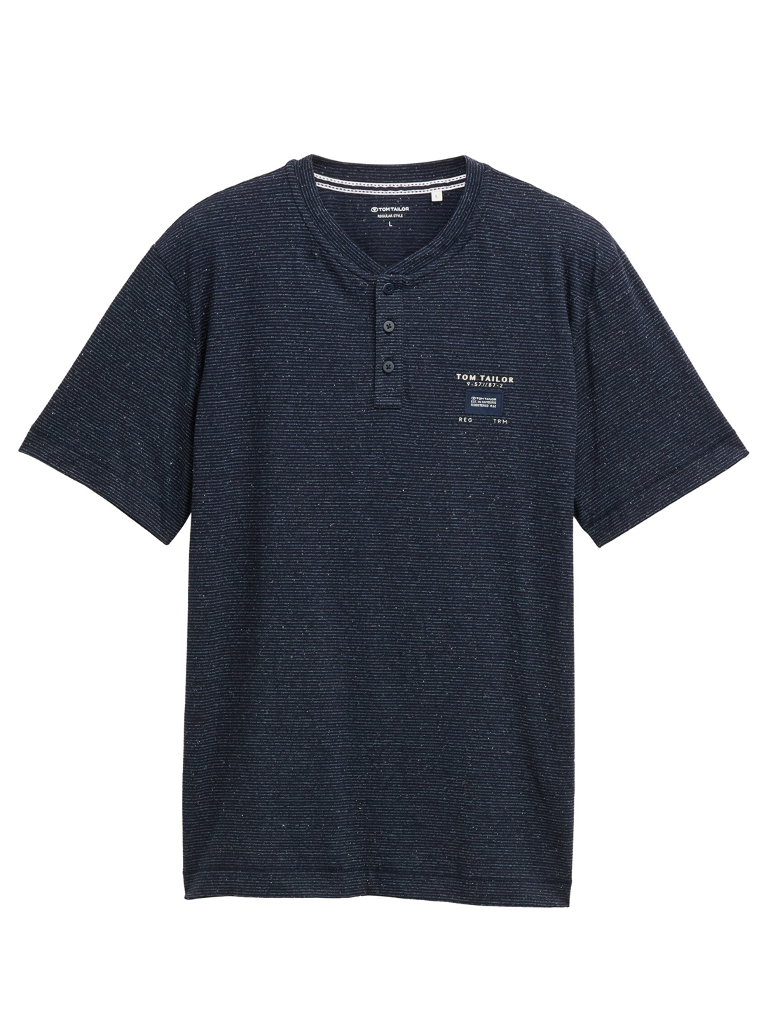 Tom Tailor Donkerblauw T-shirt met Korte mouw - 1046763