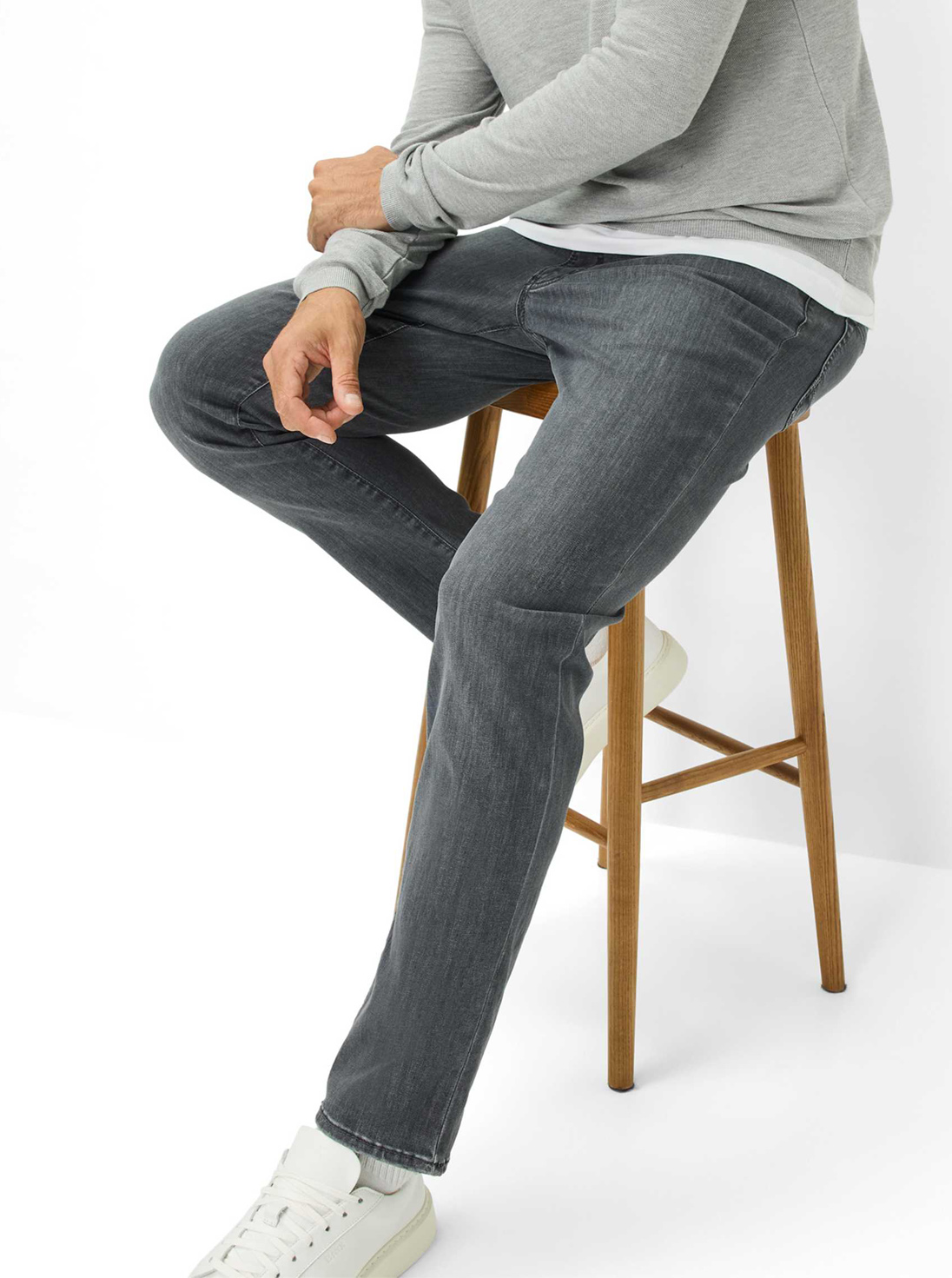 Brax Grijze Heren Denim - 87-6508 Chuck