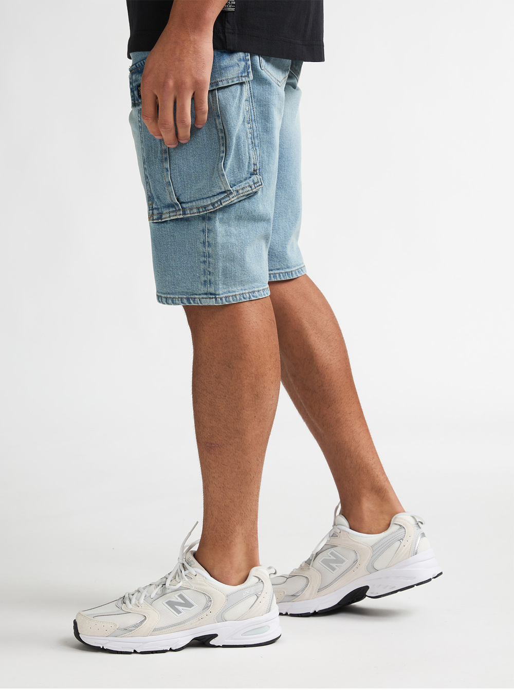 Petrol Industries Lichte Denim Cargoshort - M-1060-SHO007