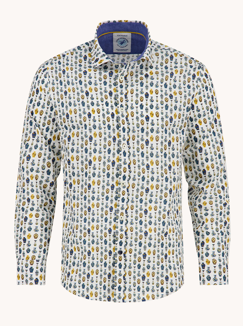 A Fish Named Fred Lange mouw Shirt - 34.016 Vase