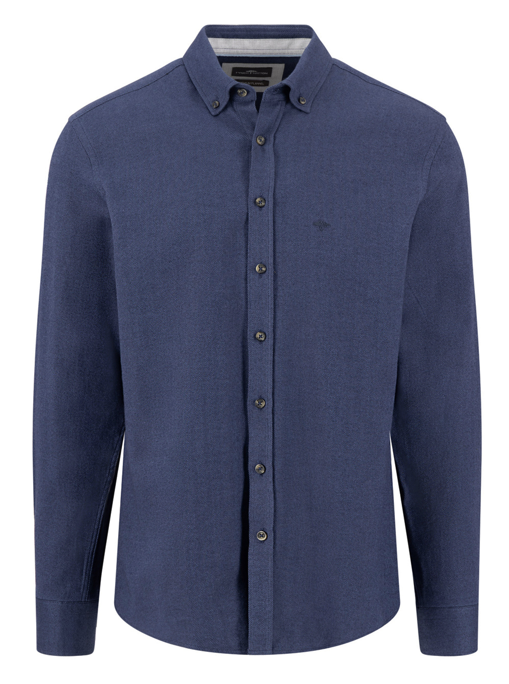 Fynch Hatton Blauw Overhemd - 1610-8870