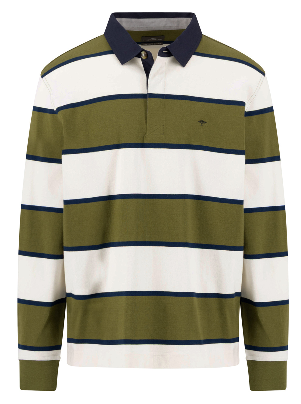 Fynch Hatton Gestreept Rugby Shirt - 1614-1363