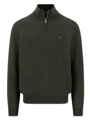 Fynch Hatton Basic Half-zip trui - 1614-222