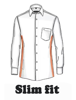 Overhemden Slimfit Pasvorm
