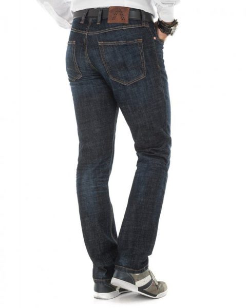Alberto Dark Used Jeans - 8937-1896-Pipe