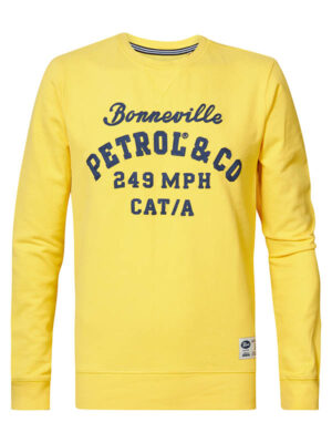 Petrol Ind. Gele Crewneck Sweater - M-1020-SWR325