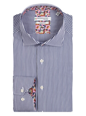 Giordano Gestreept Lange mouw Overhemd - 317809