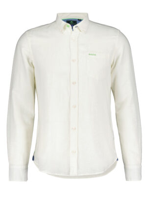 NZA Effen Ecru Linnen Shirt - 23CN506 Tuai