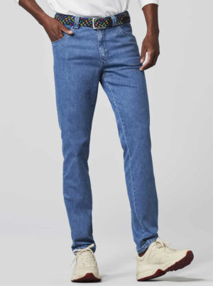 Meyer Blauwe Denim Zomerjeans - Dublin-1-4122
