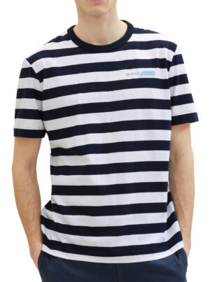 Tom Tailor Gestreept T-shirt ronde hals - 1040900