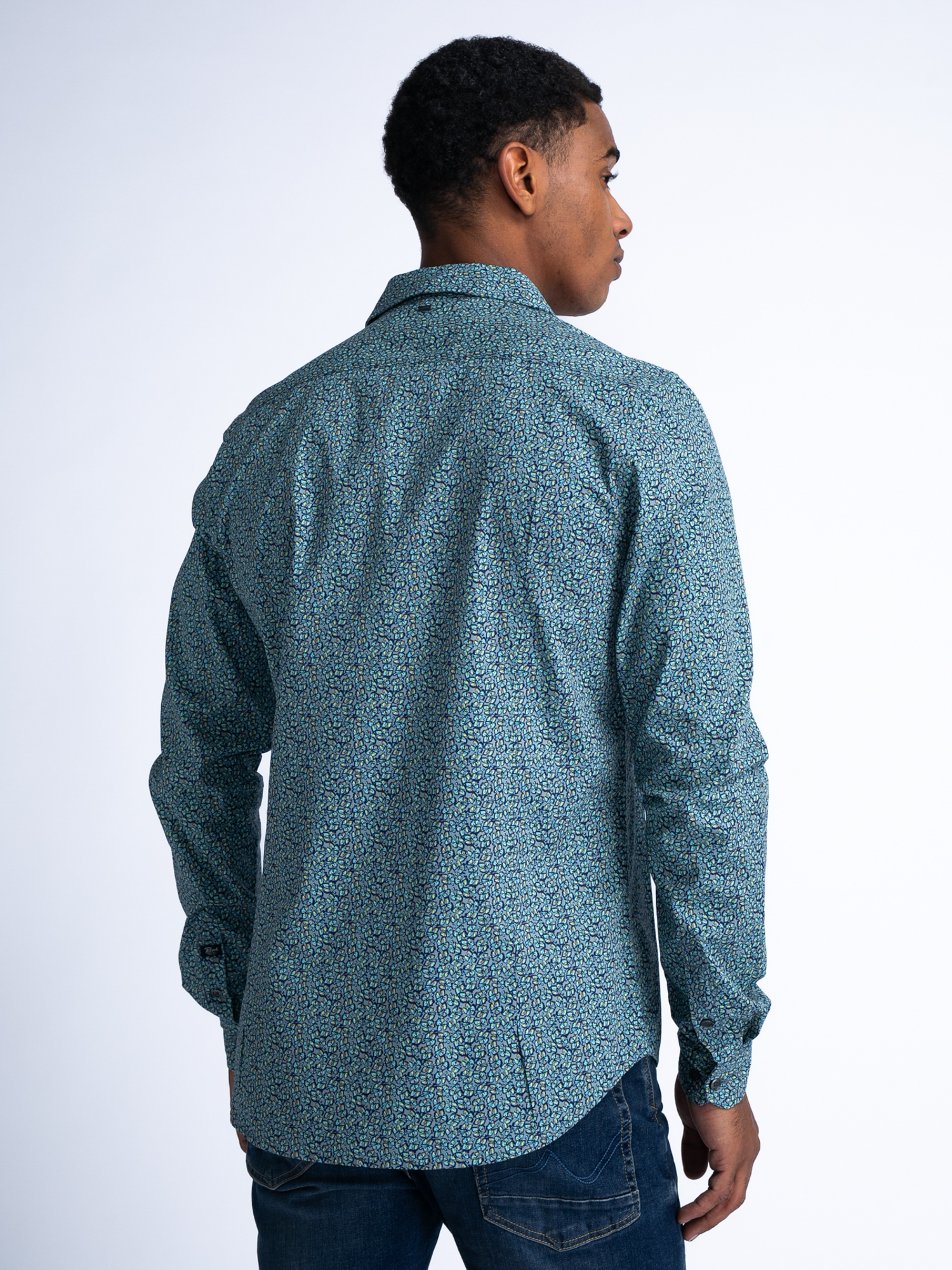 Petrol Ind. Stretch Shirt - M-1040-SIL417