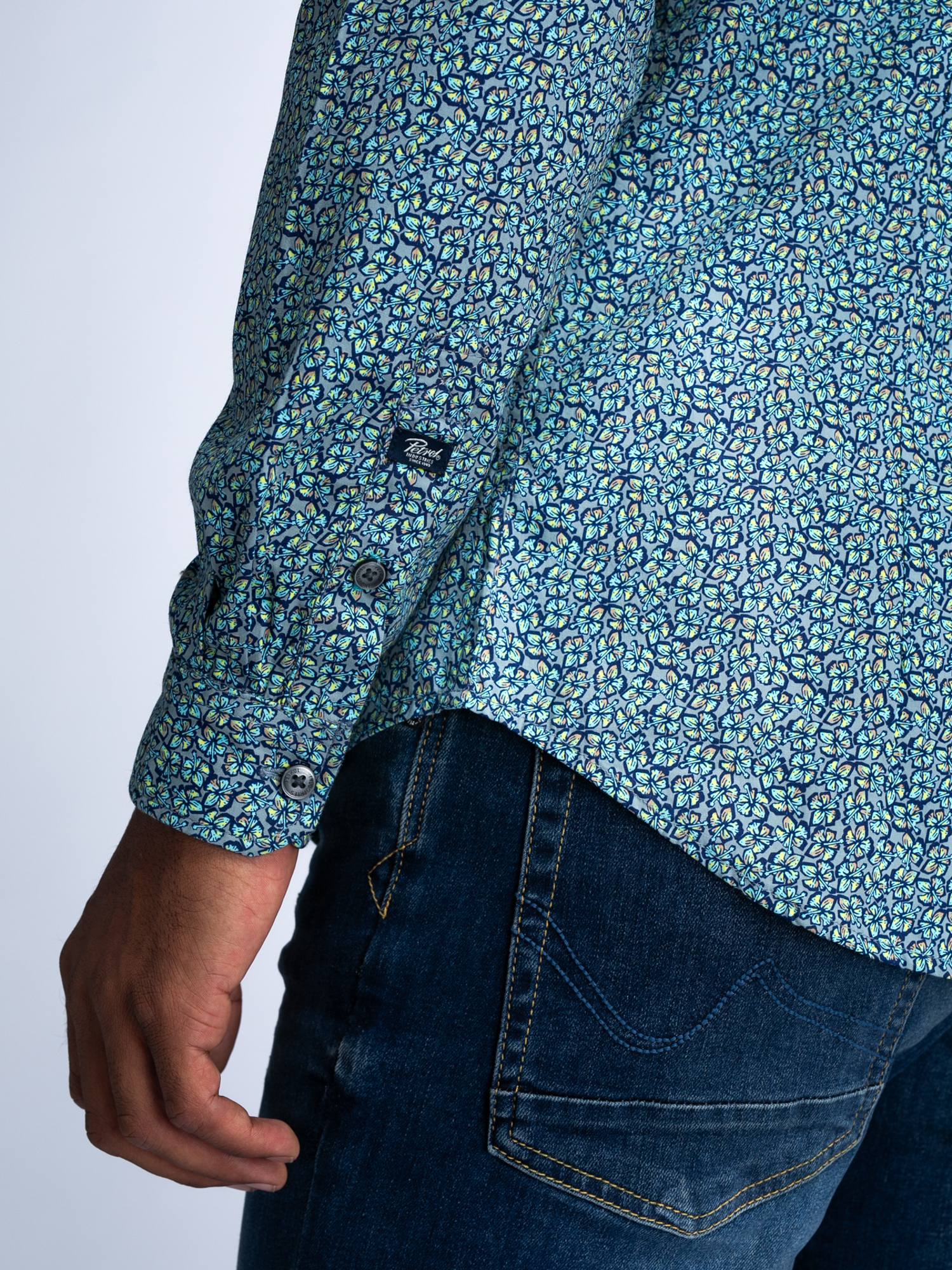 Petrol Ind. Stretch Shirt - M-1040-SIL417