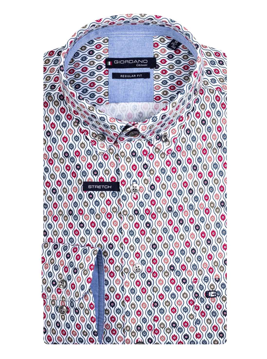 Giordano Jersey Korte Mouw Overhemd - 416044