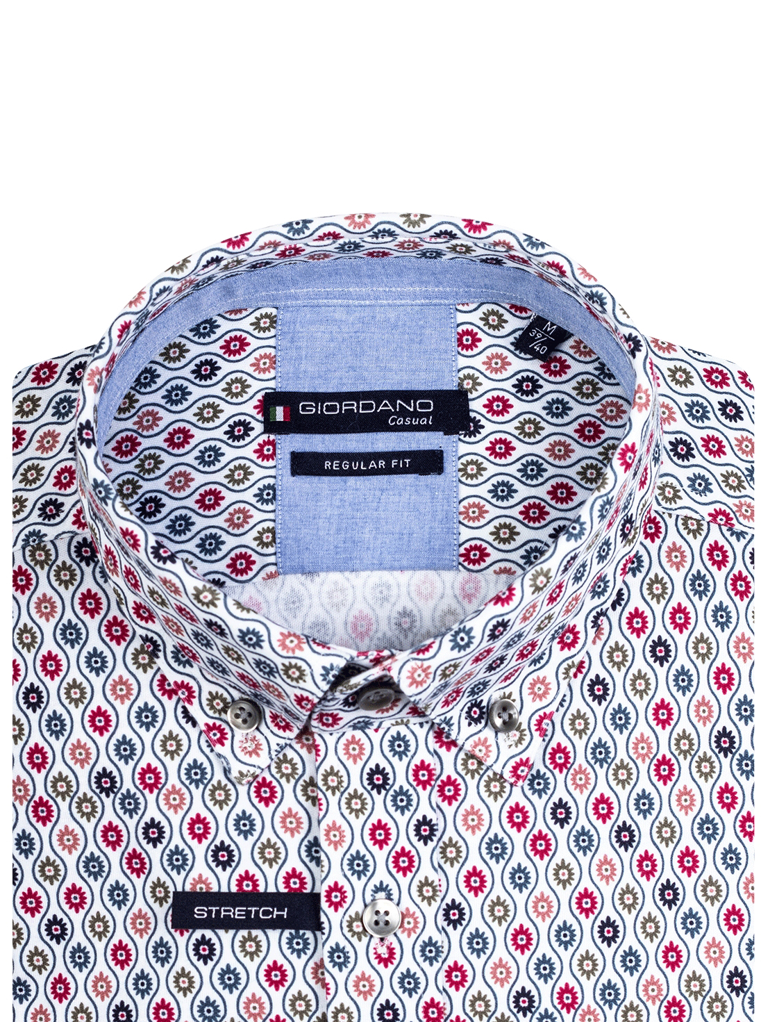 Giordano Jersey Korte Mouw Overhemd - 416044