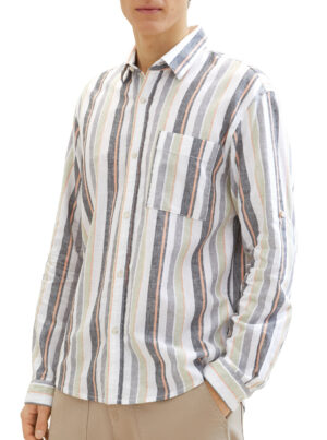 Tom Tailor Denim Linnen Shirt - 1041225