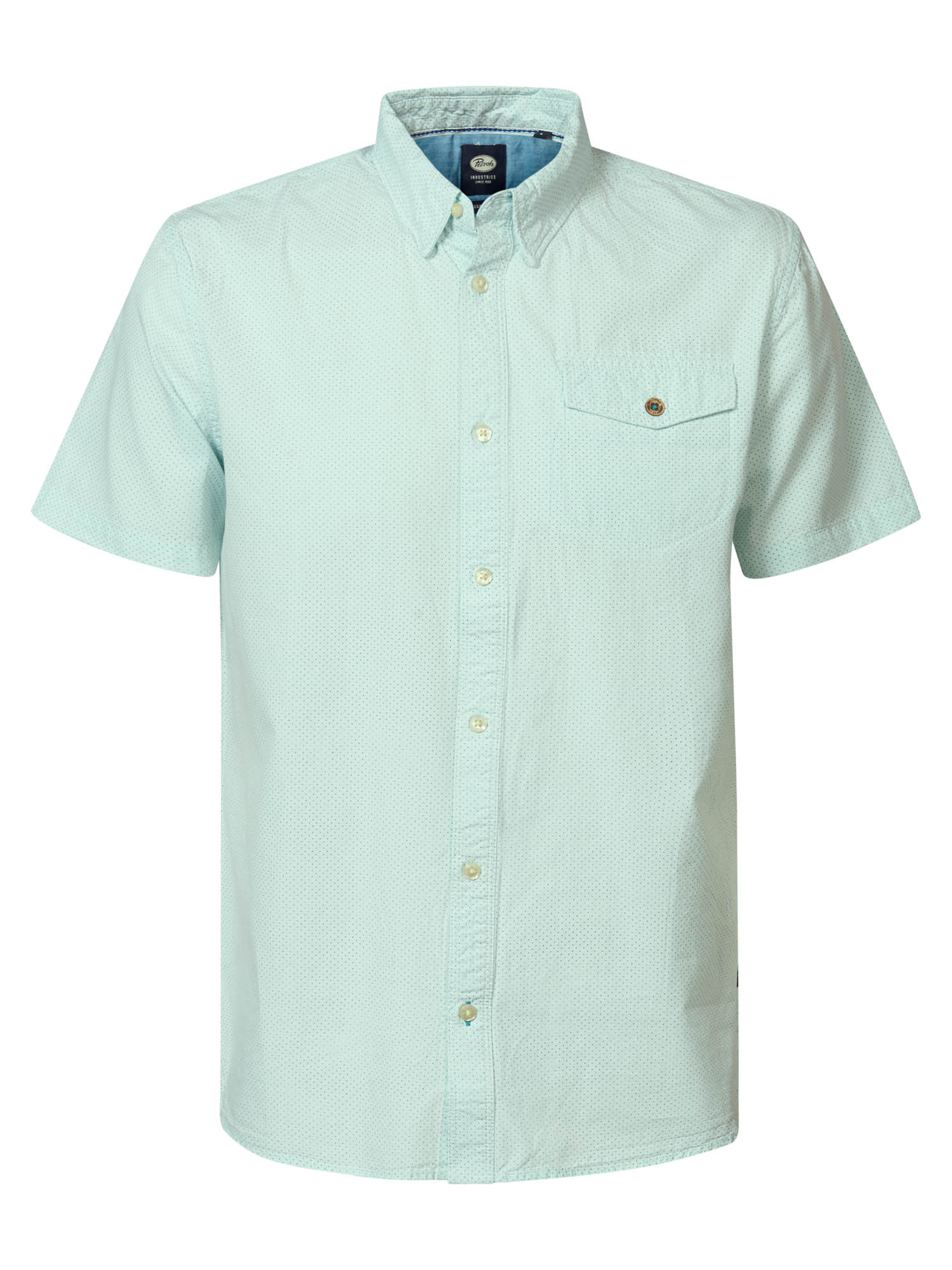 Petrol ind. Korte Mouw Shirt - M-1040-SIS416
