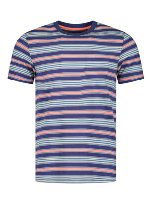 NZA Gestreept T-shirt - 24CN731 Little Slate