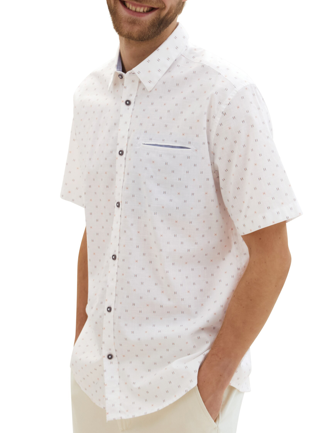 Tom Tailor Korte Mouw shirt - 1040138