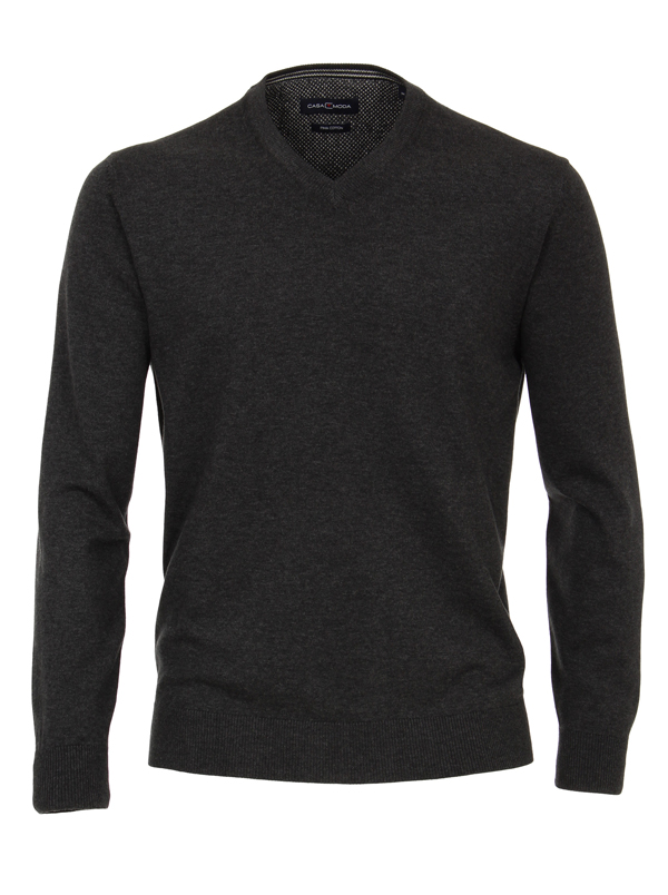 Casa Moda Basic Pullover - 004430 V-hals