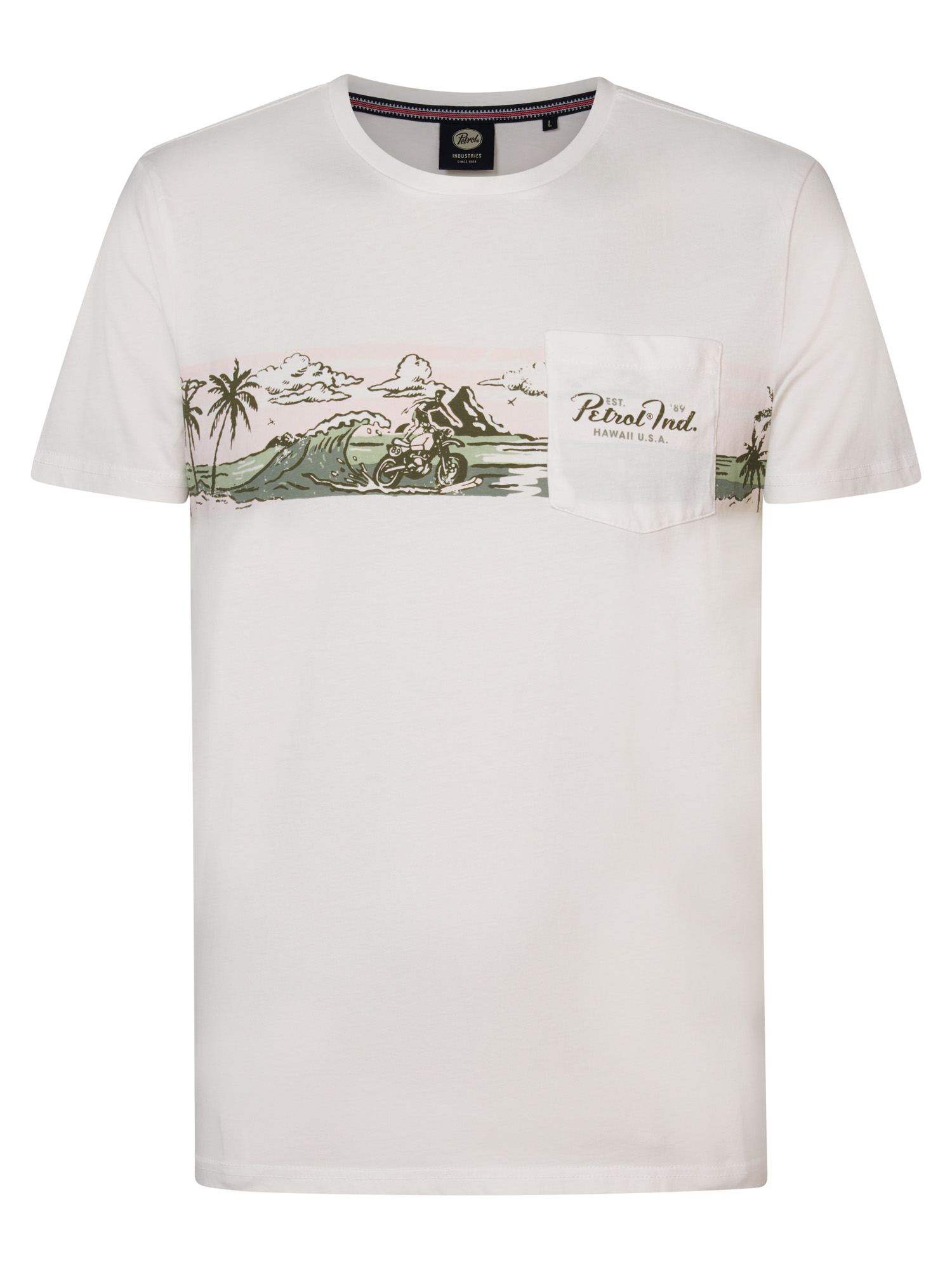 Petrol T-shirt Heren - M-1040-TSR667