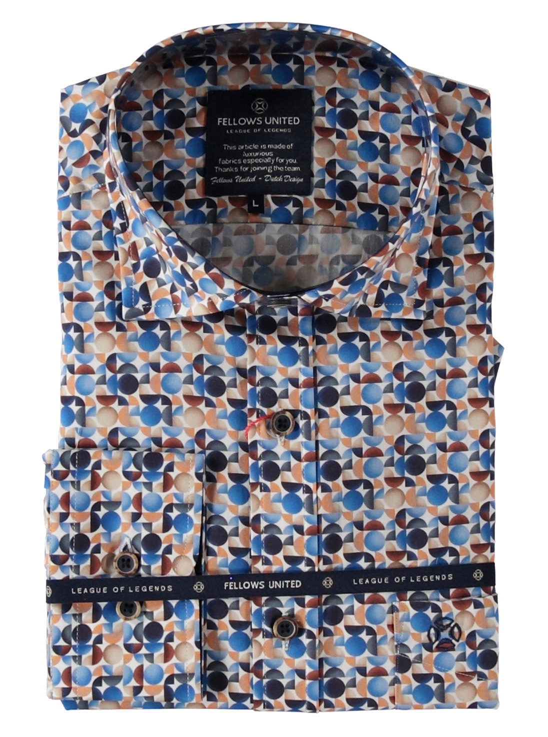 Fellows United Shirt Lange Mouw - 42.6520