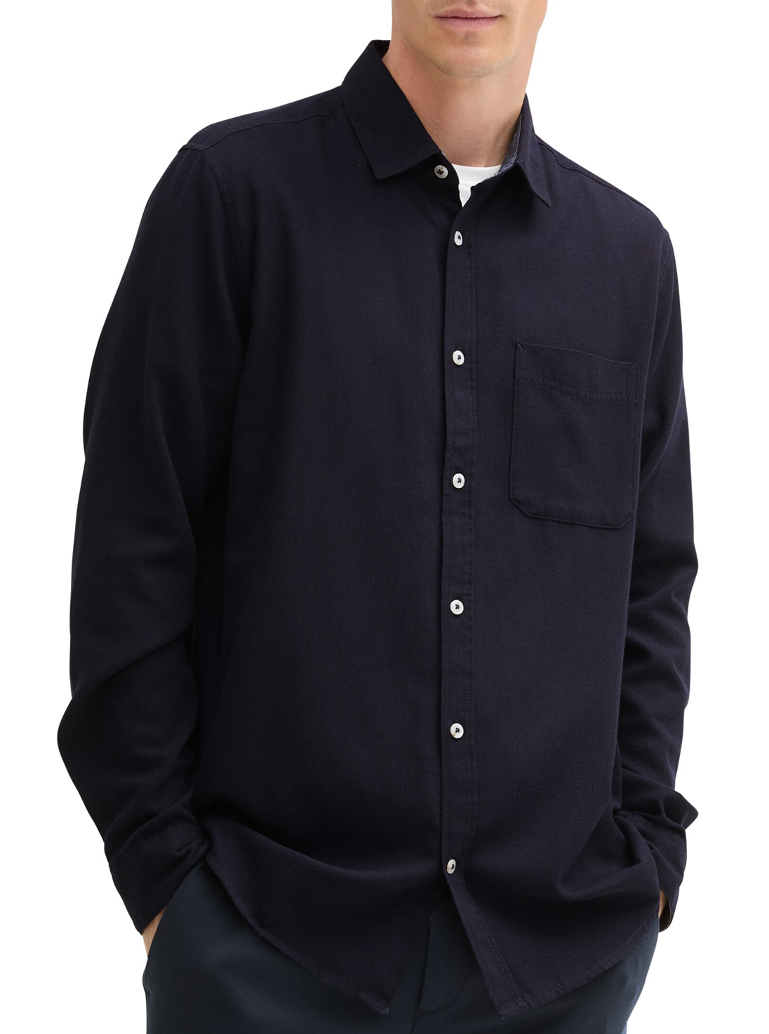 Tom Tailor Heren Shirt Lange mouw - 1042659