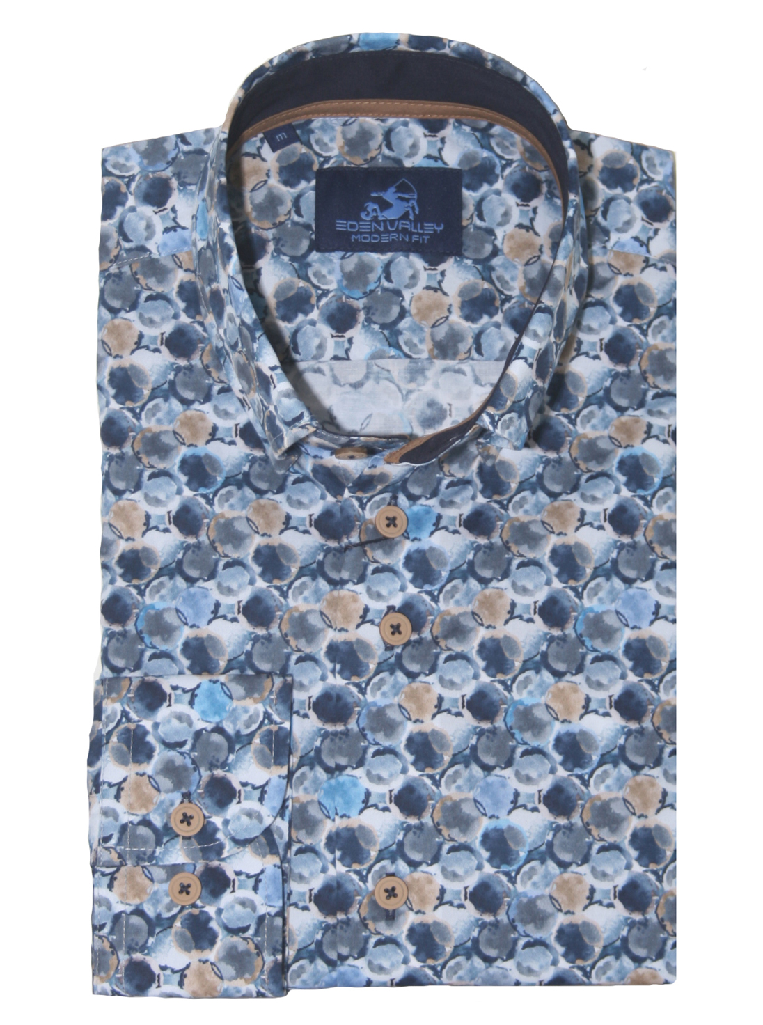 Eden Valley Modern fit Heren Overhemd - 514959-36