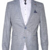 Carter & Davis Blauw Gemeleerd Colbert - 2628-1420