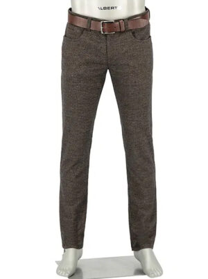 Alberto Fancy Wol Look 5-pocket - 8577-1255-Pipe