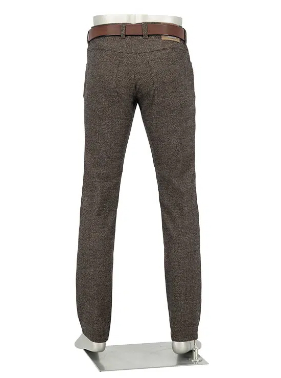 Alberto Fancy Wol Look 5-pocket - 8577-1255-Pipe