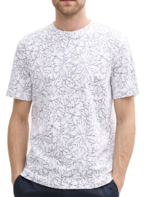 Tom Tailor Heren T-shirt met Print - 1045713