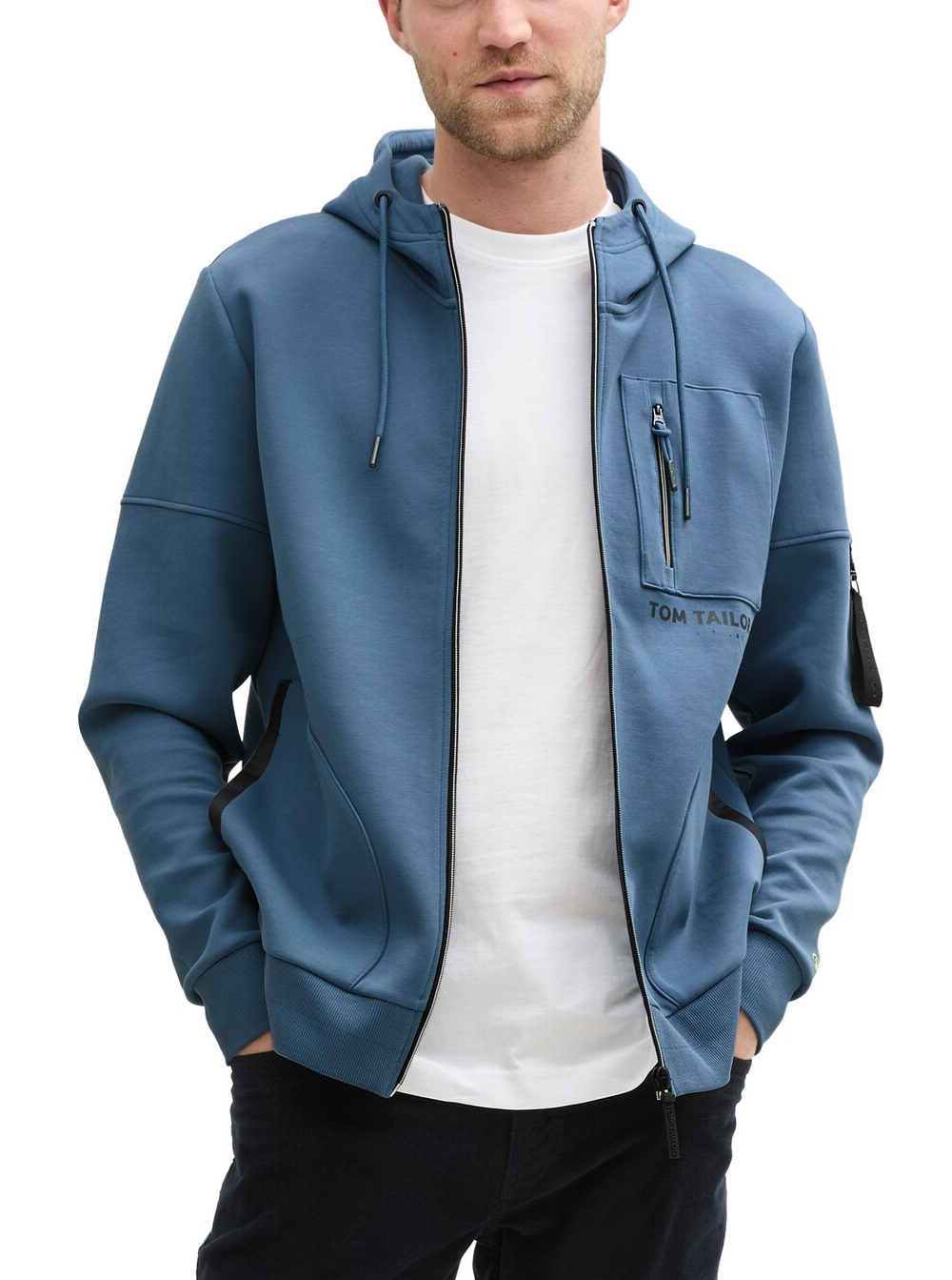 Tom Tailor Hoodie vest met Zakken - 1045689