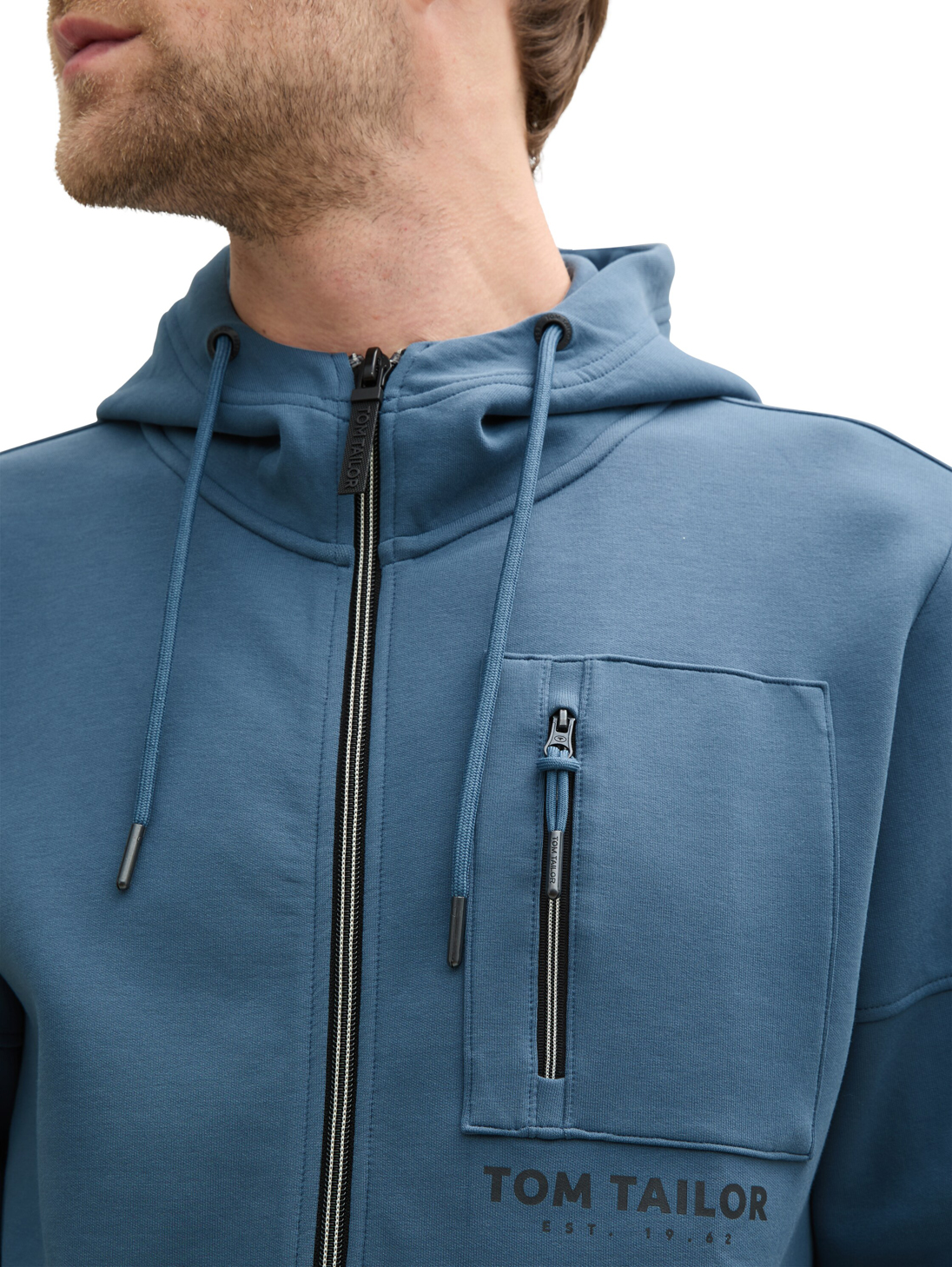 Tom Tailor Hoodie vest met Zakken - 1045689