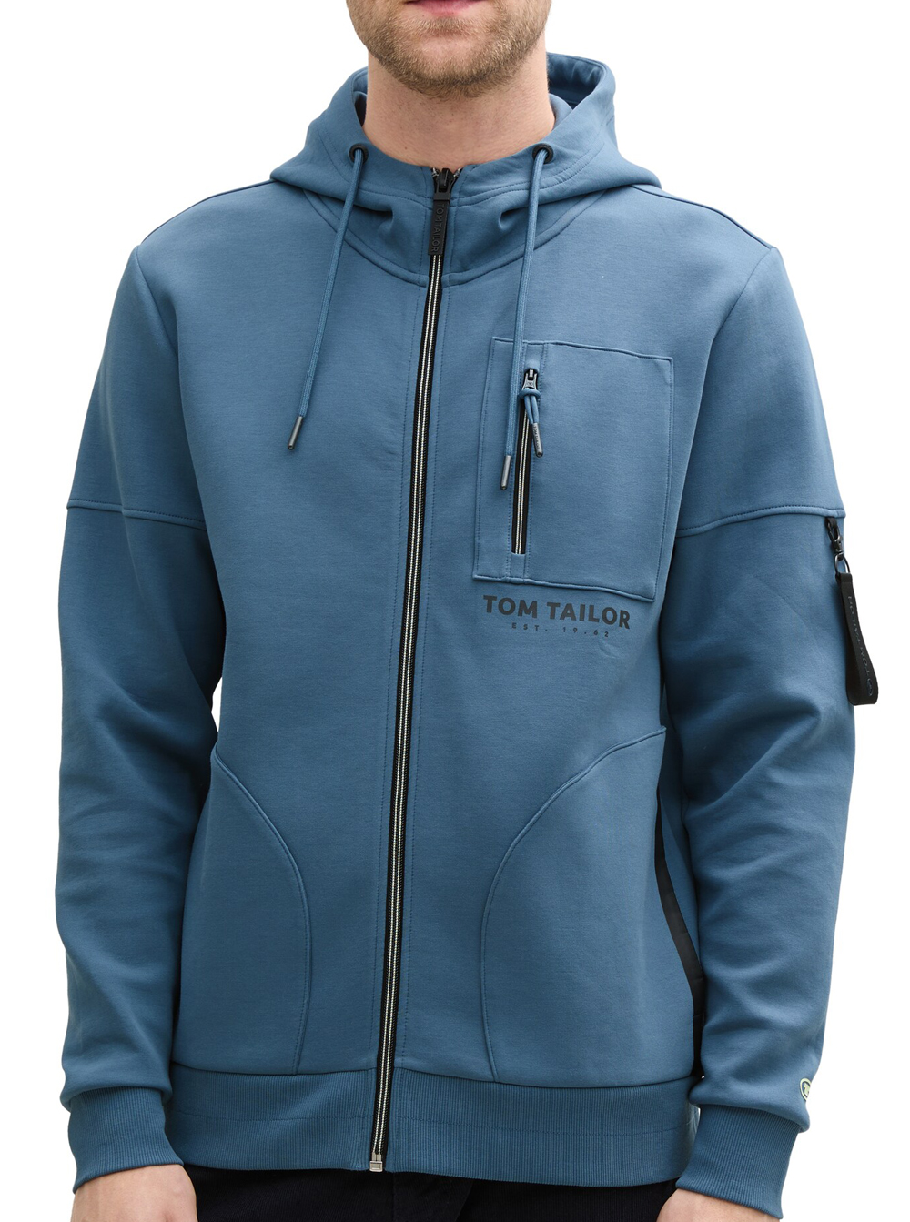 Tom Tailor Hoodie vest met Zakken - 1045689