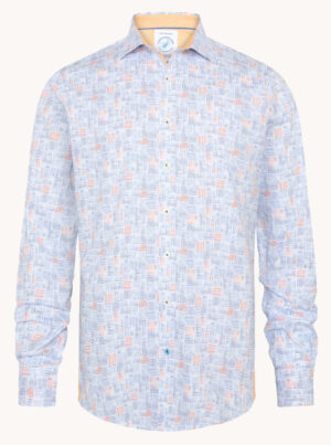 A Fish Named Fred Shirt Watercolor Stripes - 31.006