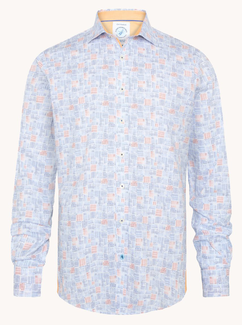 A Fish Named Fred Shirt Watercolor Stripes - 31.006