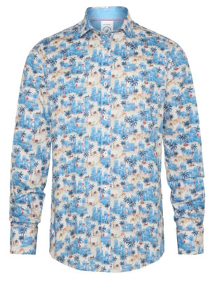 A Fish Named Fred Shirt Oasis Lange mouw - 31.012