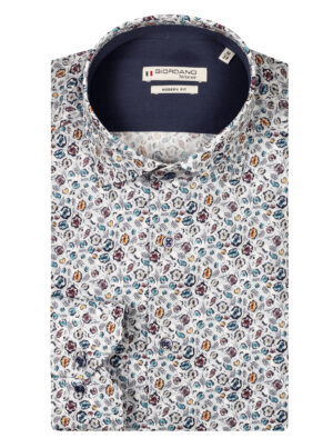 Giordano Tailored Gebloemd Overhemd Lange mouw - 517854