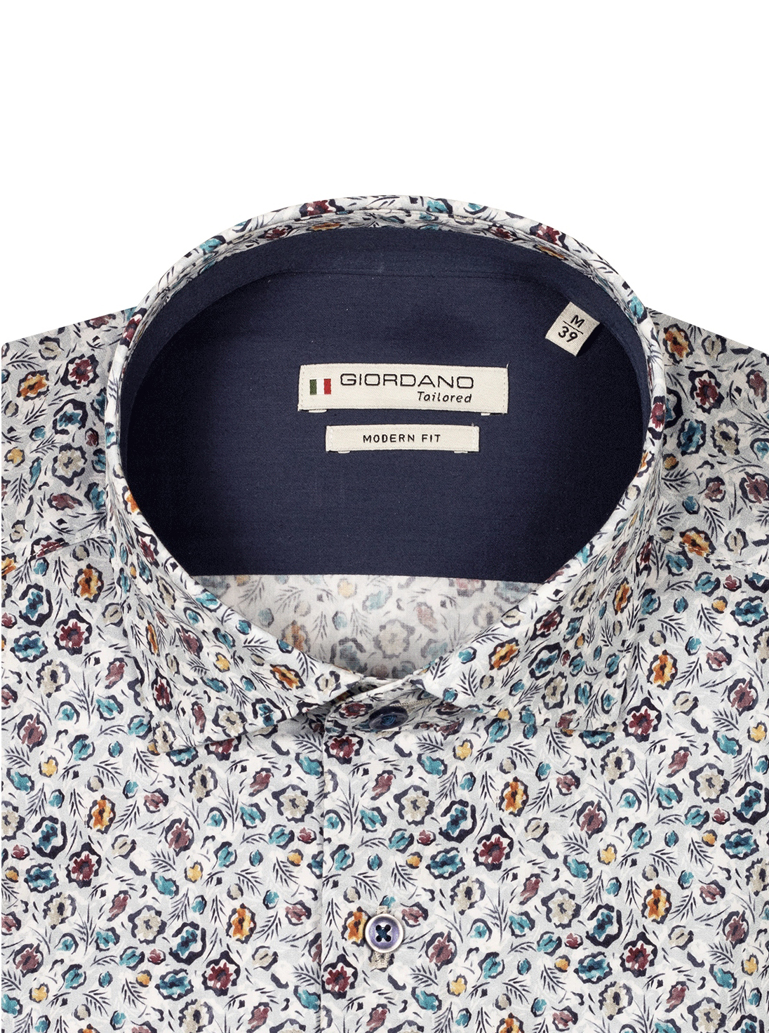 Giordano Tailored Gebloemd Overhemd Lange mouw - 517854