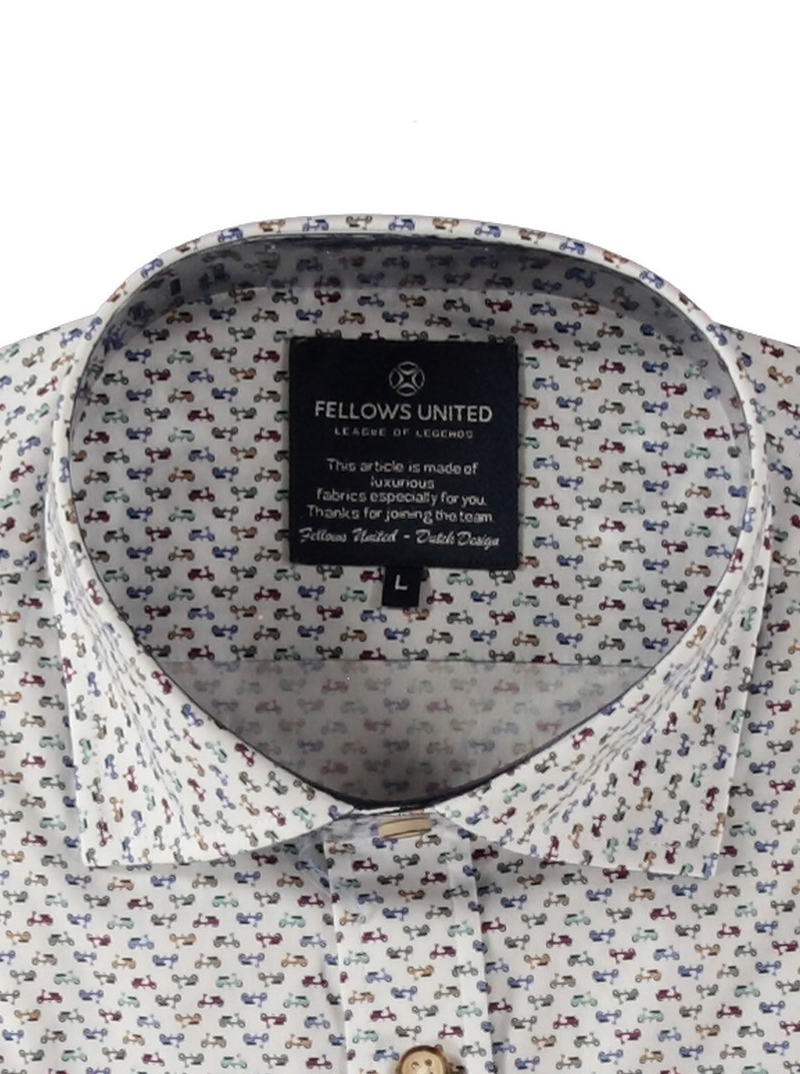 Fellows United Overhemd Lange mouw - 51.6508.118