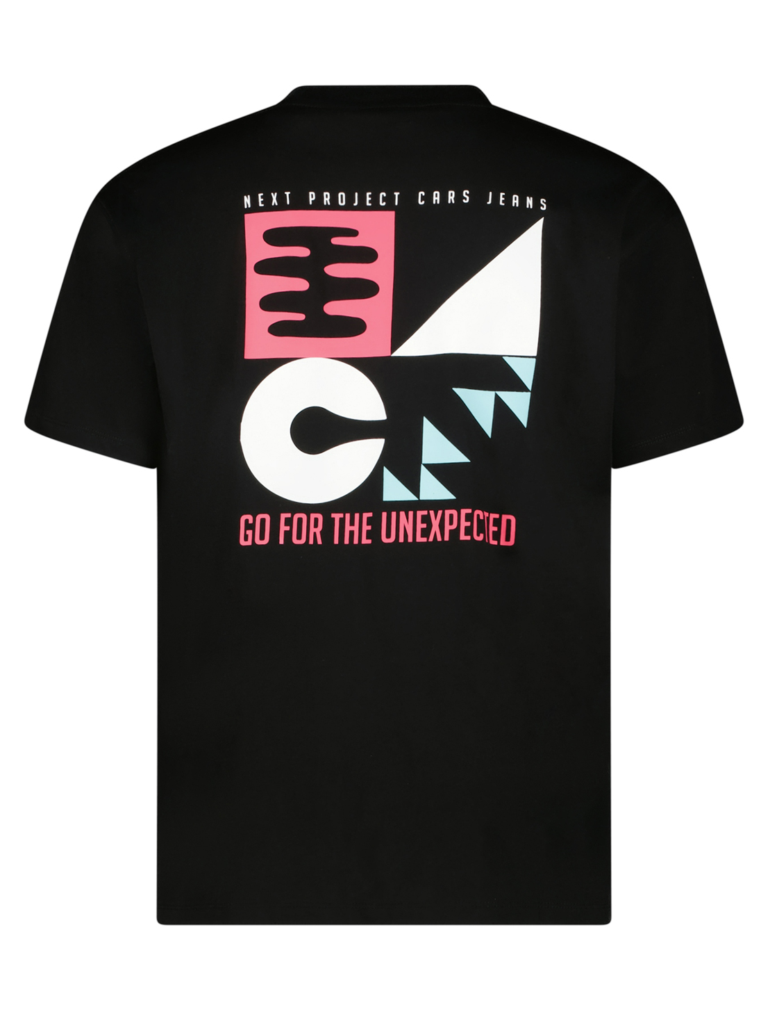 Cars Heren Zwart T-shirt met backprint - Molano 41185