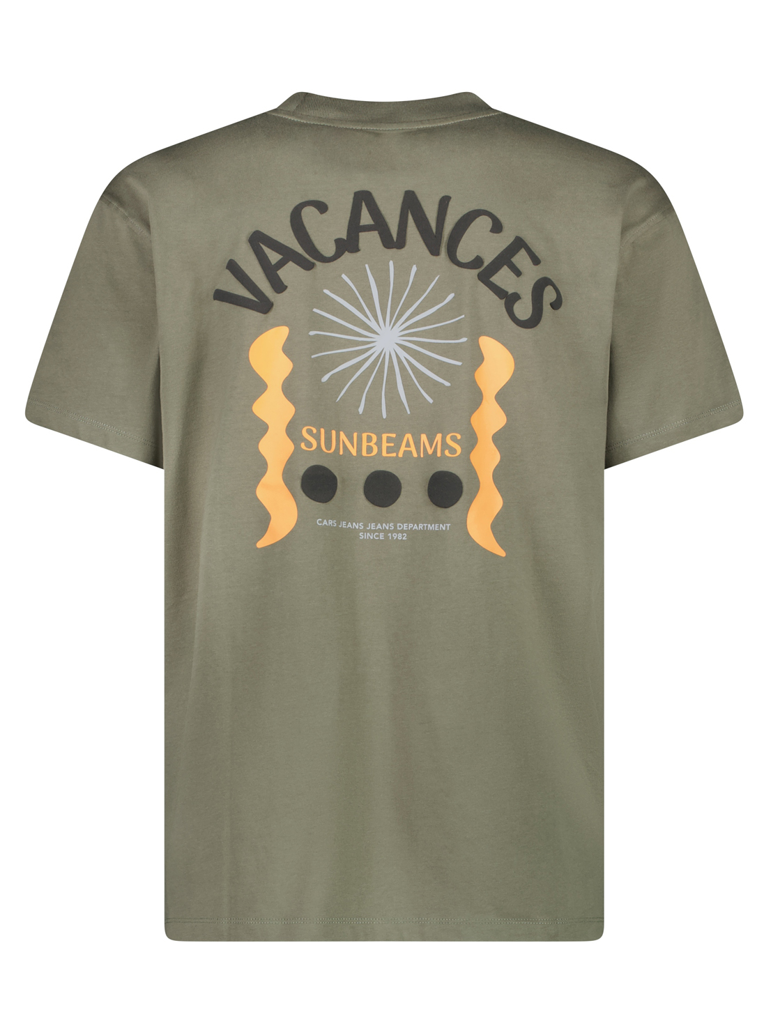 Cars Heren T-shirt met backprint - Benimo TS