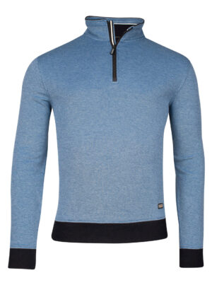 Baileys Heren Sweater met Opstaande Kraag  - 513198
