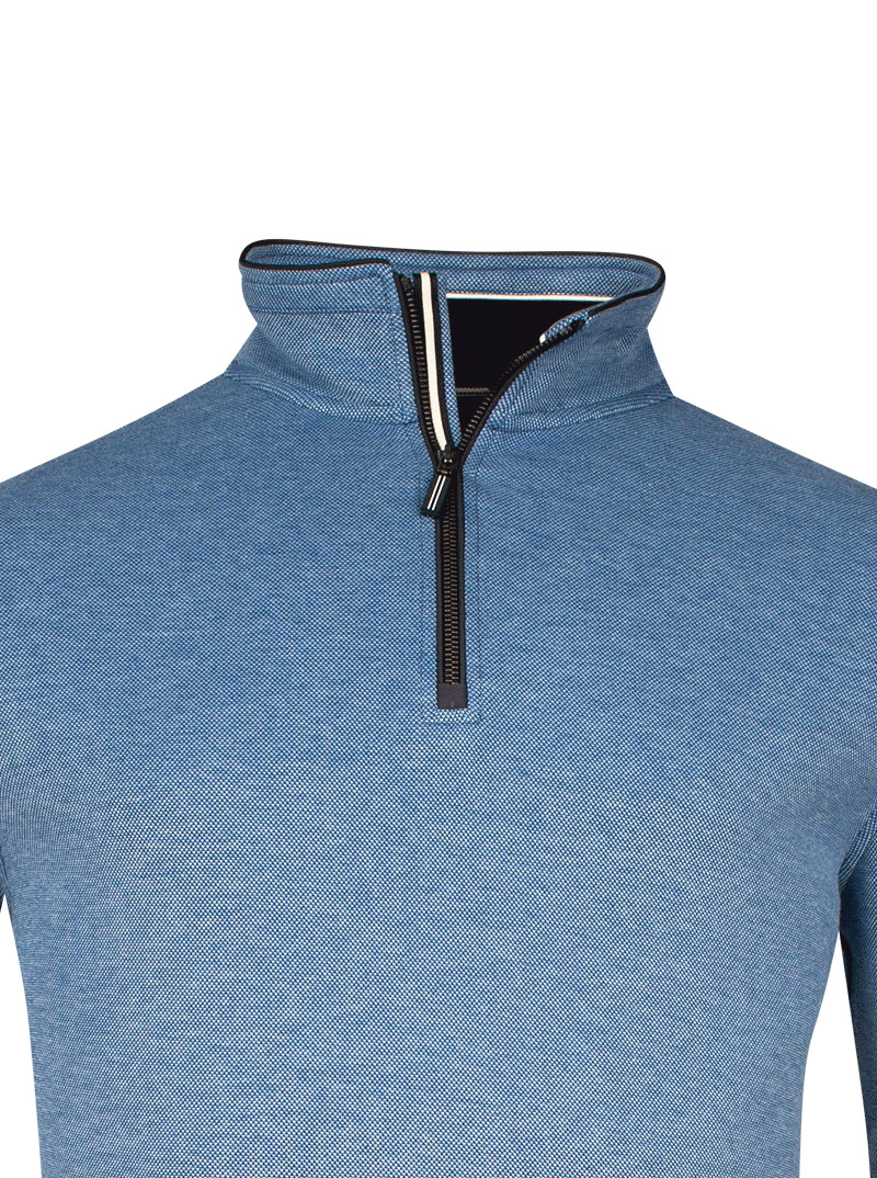 Baileys Heren Sweater met Opstaande Kraag - 513198