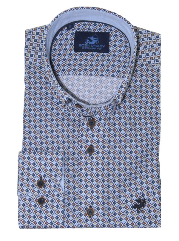 Eden Valley Regular fit Heren Overhemd Lange mouw - 216128