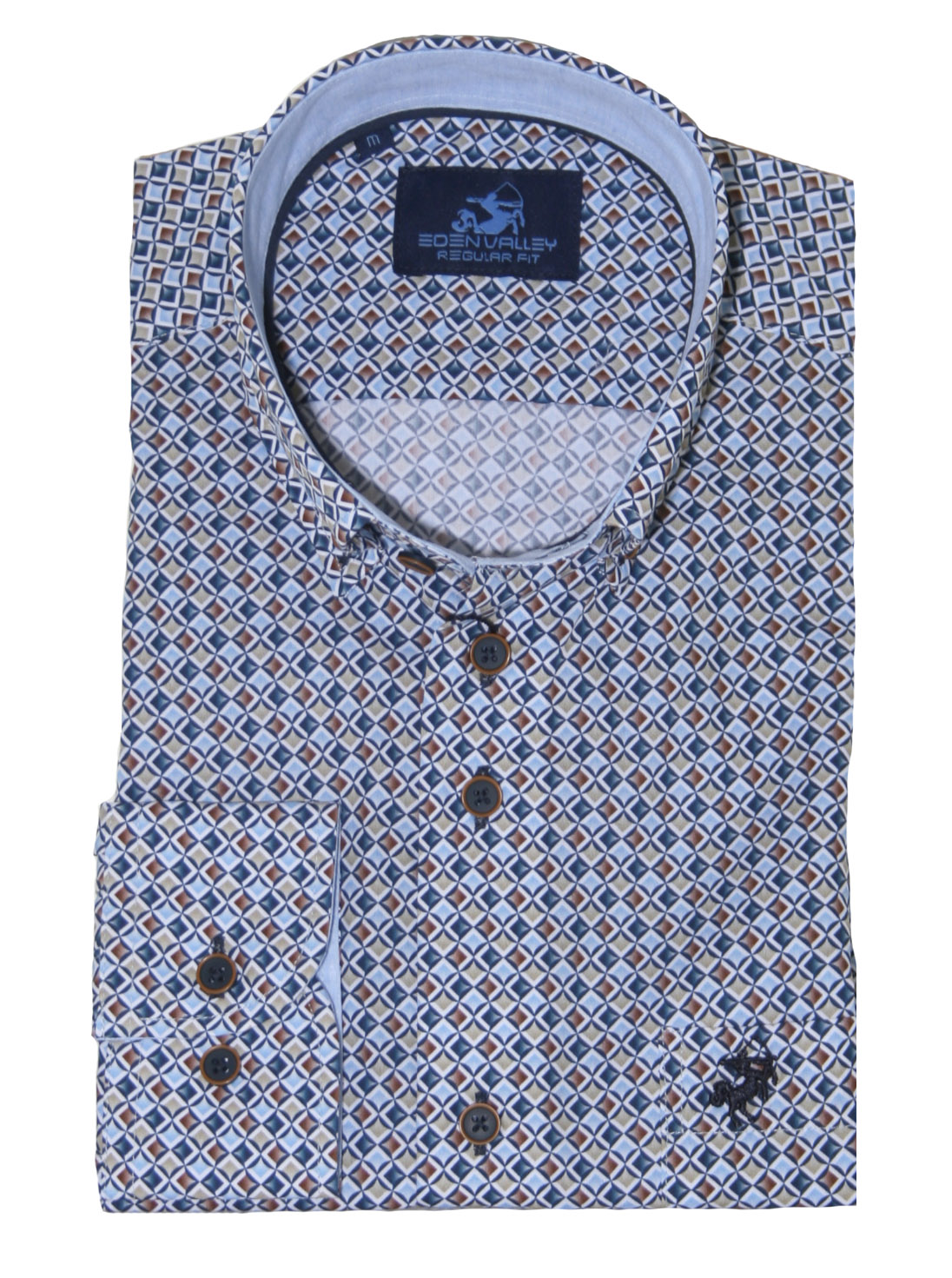Eden Valley Regular fit Heren Overhemd Lange mouw - 216128