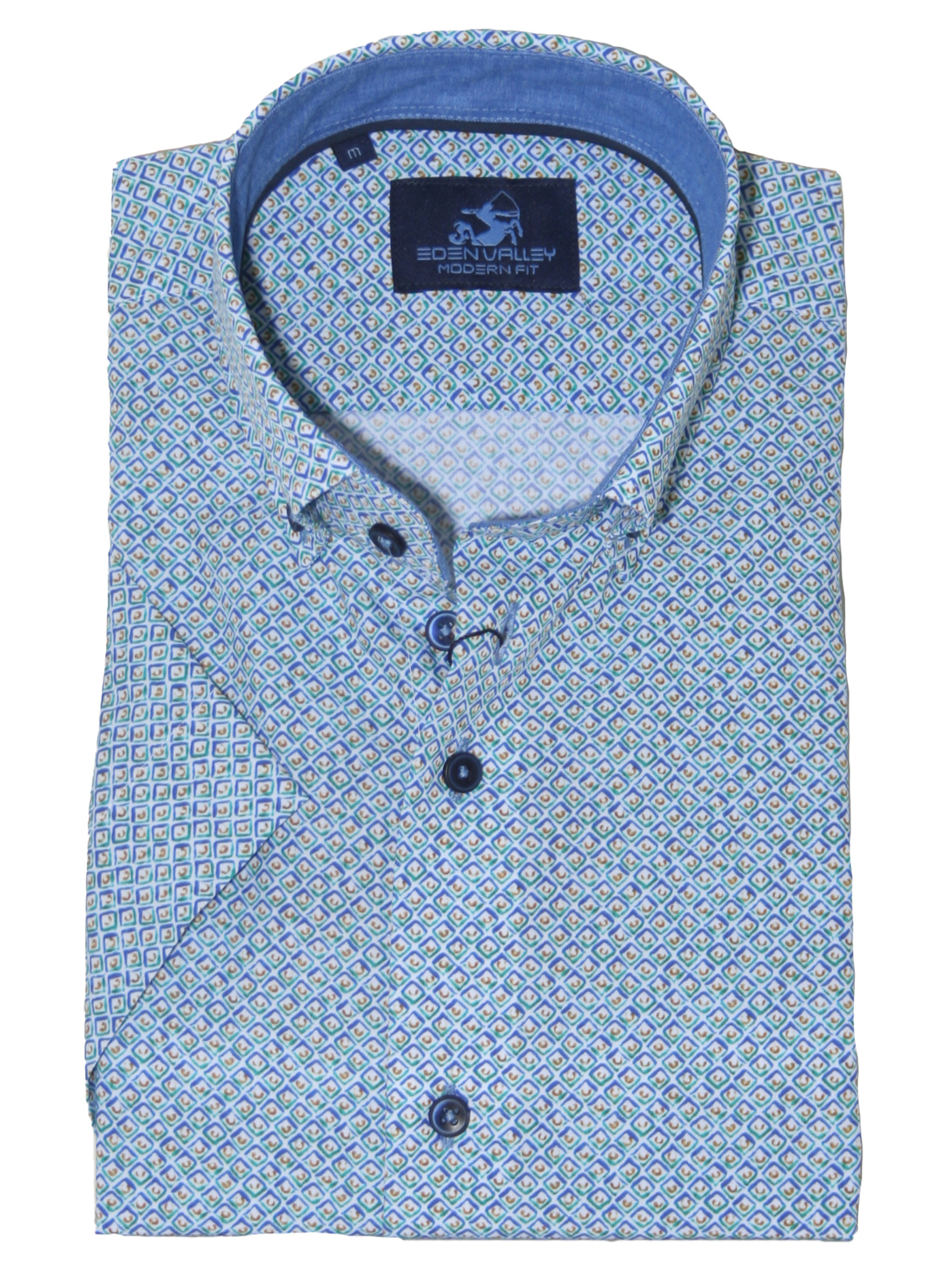 Eden Valley Modern Fit Shirt  Korte mouw - 216147-55