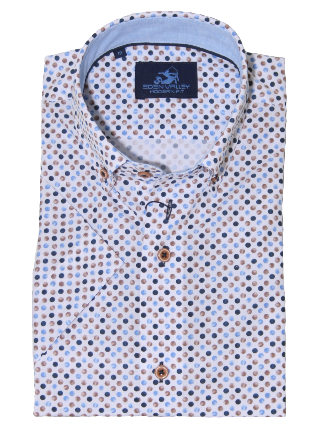 Eden Valley Korte mouw Overhemd - 216147 Modern fit
