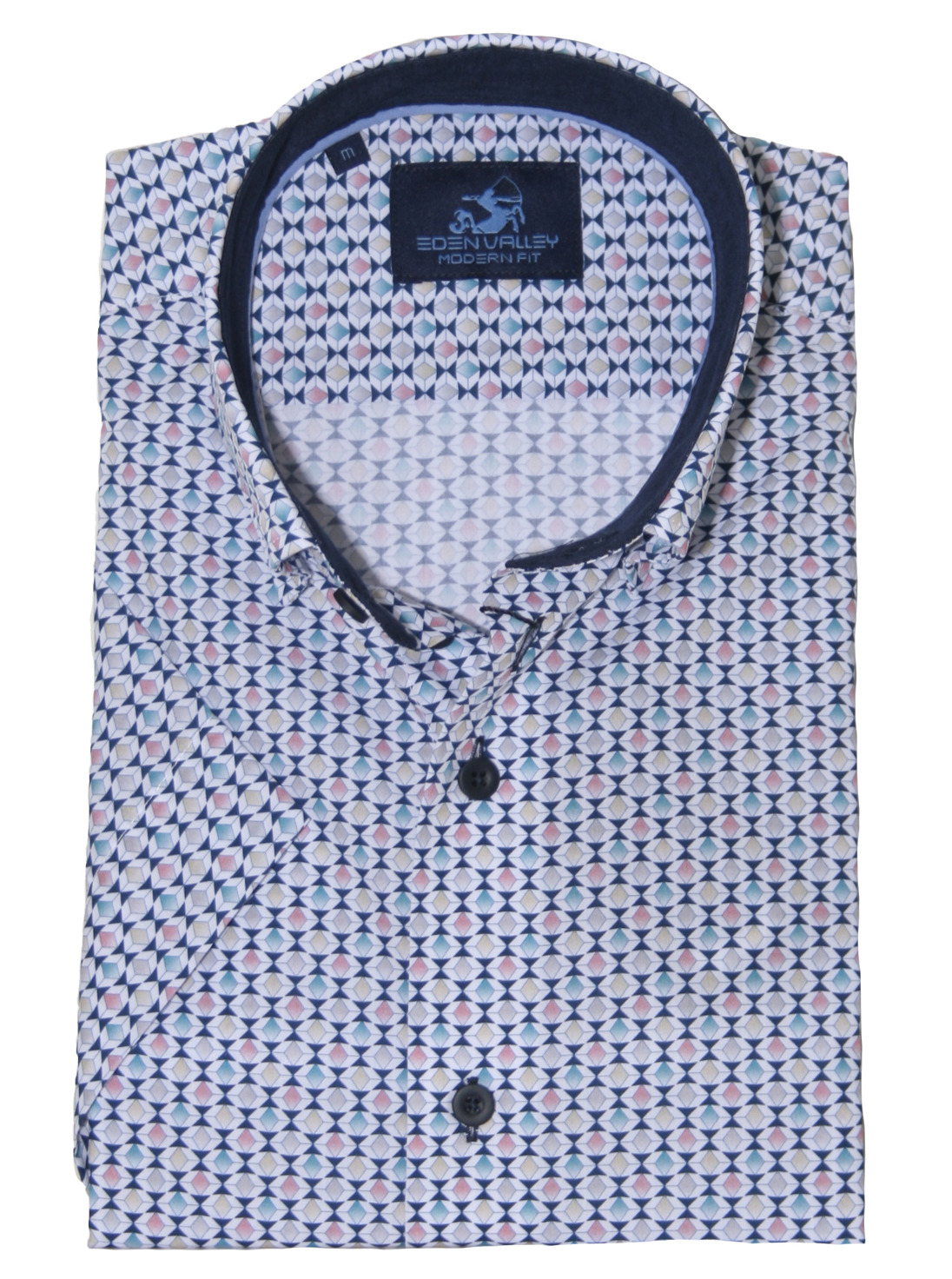 Eden Valley Modern Fit Shirt Korte mouw - 216147-39
